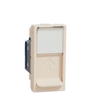 Компьютерная розетка RJ45 Schneider Electric Unica New NU341644 cat6 STP 1м бежевая