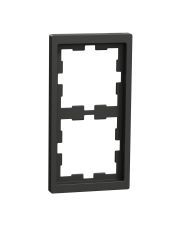 Двухместная рамка Schneider Electric D-Life MTN4020-6534 антрацит