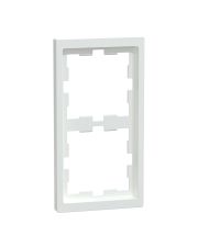 Двухместная рамка Schneider Electric D-Life MTN4020-6535 белый лотос