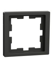 Одноместная рамка Schneider Electric D-Life MTN4010-6534 антрацит