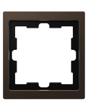 Одномісна рамка Schneider Electric D-Life MTN4010-6552 мокко