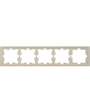 П''ятимісна рамка Schneider Electric D-Life MTN4050-6533 сахара