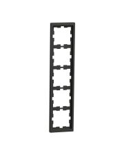 П''ятимісна рамка Schneider Electric D-Life MTN4050-6534 антрацит