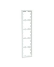 П''ятимісна рамка Schneider Electric D-Life MTN4050-6535 білий лотос