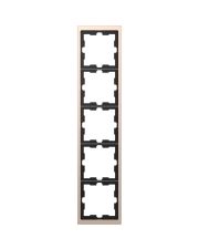 Пятиместная рамка Schneider Electric D-Life MTN4050-6551 шампань