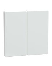 Подвійна клавіша Schneider Electric D-Life MTN3400-6035 білий лотос