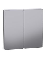 Подвійна клавіша Schneider Electric D-Life MTN3400-6036 нержавіюча сталь