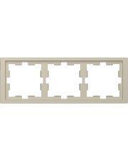 Трьомісна рамка Schneider Electric D-Life MTN4030-6533 сахара