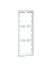 Трьомісна рамка Schneider Electric D-Life MTN4030-6535 білий лотос