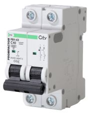 Автоматический выключатель Promfactor CITY FB1-63 2P C 40A 6кА (FB1CI2040)