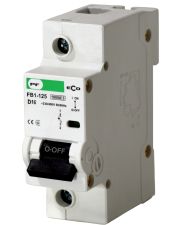 Автоматичний вимикач Promfactor ECO FB1-125 1P D 16A 10кА (FB1D10016)