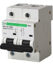Автоматичний вимикач Promfactor ECO FB1-125 2P D 125A 10кА (FB1D2125)