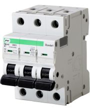 Автоматичний вимикач Promfactor STANDART FB2-63 3P B 1A 6кА (FB2B3001)