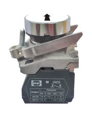 Кнопка Promfactor FP4-BA3341 1NО «черная стрелка вверх» белая (FP4-BA3341)