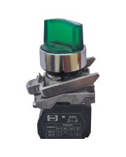 Переключатель Promfactor FP4-BK3365230 2NО зеленый (FP4-BK3365230)