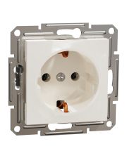 Розетка з заземленням Schneider Electric Asfora без рамки кремова (EPH2970123)