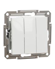 Выключатель трехклавишный Schneider Electric Asfora без рамки белый (EPH2170121)