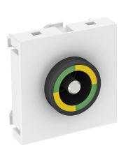 Розетка вирівнювання потенціалів OBO Bettermann DIN 42801 modul 45 белая (6120003)