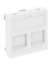 Накладка для супортов модуля OBO Bettermann 45х45 2x45 cat.6a белая (6119214)