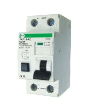 Диференційний автомат Promfactor FAP10-AC C 25А/0,1A 2P (1P+N) 10кА (FAP10C25100AC)