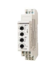 Двухканальное реле времени Promfactor FRT14 43 12-240В AC/DC с задержкой на включение