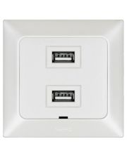 Розетка USB NE-AD ARAS 93-110-72 2 TYPE-A белая