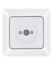 Конечная TV розетка NE-AD ARAS 93-110-45 белая