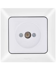 Проходная TV розетка NE-AD ARAS 93-110-07 белая