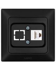 Компьютерная розетка NE-AD ARAS 93-124-21-D1 CAT5E черная