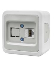 Накладна комп'ютерна розетка NE-AD MULTIMA 92-51-23-D1 CAT6 біла
