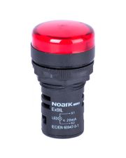 Сигнальный индикатор NOARK Ex9IL 2R выступающий 24В AC/DC красный (105465)