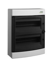 Настенный модульный щиток NOARK PNS 24T прозрачные двери 2x12м IP40 (101500)