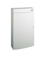 Телекоммуникационный щиток накладного монтажа NOARK PNS-MM 4x18W белые двери 72м 4 ряда (113418)
