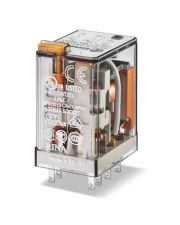Универсальное реле Finder 2CO 10A 230В AC с блокировкой кнопки (553282300040)