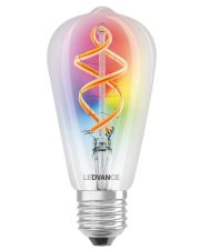 Светодиодная RGB лампа Ledvance SMART WiFi CL Edison FIL RGBW 30 4,5Вт/827 E27