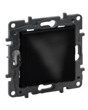 Вывод кабеля Legrand Niloe Step с фиксатором IP21 черный (863529)