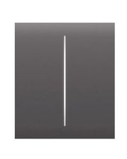 Клавиша умного выключателя 2кл Ajax 46029.140.GR CenterButton для LightSwitch серая (29830)