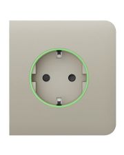 Центральная панель умной розетки Ajax 59999.163.IV SideCover Smart для OutletCore слоновая кость (38795)