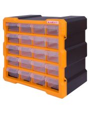 Пластиковий органайзер E.Next e.toolbox.pro.18 20-секційний 267х157х262мм (t011018)