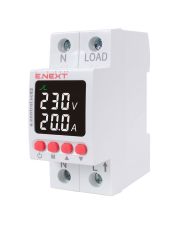 Реле контроля напряжения E.Next e.control.vc63 с индикацией 63А (p0690030)