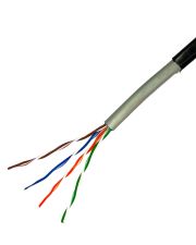 Мережевий кабель вита пара для зовнішніх робіт GEAR CAT.5E UTP-CCA-4Px2x0.51 Outdoor PVC+PE (305 м.)