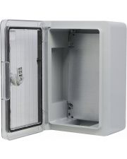 Ударостойкий корпус из АБС-пластика Аско-Укрем UBox 200x300x130мм (прозрачная дверца)