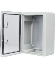 Ударостойкий корпус из АБС-пластика Аско-Укрем UBox 250x350x150мм (прозрачная дверца)
