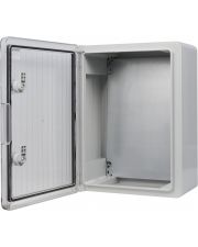Ударостойкий корпус из АБС-пластика Аско-Укрем UBox 300x400x170мм (прозрачная дверца)