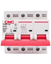 Автоматический выключатель CNC YCB9-125 3Р 125А 10kA D