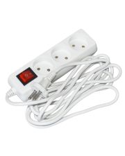 Удлинитель UEC STANDART П03В 3 места 2Р/3м. 2х0.75 10А/250 с выключателем