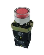 Кнопка с подсветкой ElectrO ВW3461NONCRi PB2-ВW3461 Ø22мм NO+NC красная