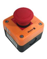 Кнопочный пост ElectrO PK722RY54A аварийный стоп с фиксацией AC380/DC110 230В желтый IP54