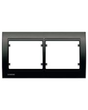 Двойная рамка Siemens Mega S22002-MS (коричневый самоа)