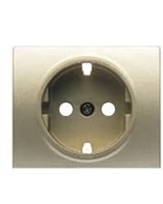 Центральная панель розетки Siemens Mega 22724-DM 2P+Z (золото мальта)